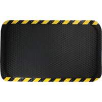 Hog Heaven Mat, Diamond, 3' x 5' x 5/8", Black/Yellow, Nitrile Groupe Belzile Dickner