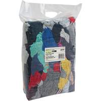 Chiffons fabriqués à partir de matériaux recyclés, Coton, Mélange de couleurs, 10 lb JQ107 | Dickner Inc
