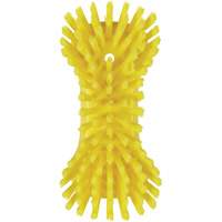 Hand Brush, Extra Stiff Bristles, 9-1/10" Long, Yellow JQ129 | Dickner Inc