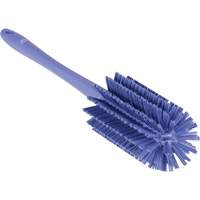 Medium Brush with Handle, Stiff Bristles, 17" Long, Purple JQ189 | Dickner Inc