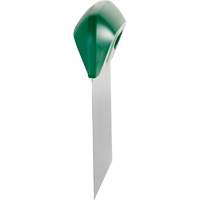 Flexible Stainless Steel Dough Cutter/Scraper, Green, 4-1/2" W x 5-3/4" L Groupe Belzile Dickner