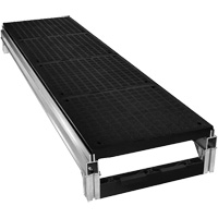 FOUNDATION Smooth Modular Aluminum Work Platform Kit, 18" W x 72" D, 400 lbs. Capacity, All-Welded Groupe Belzile Dickner