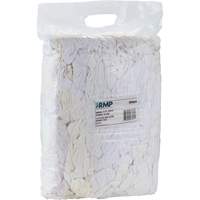 Wiper Rags, Fleece, White, 10 lbs. Groupe Belzile Dickner