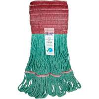 Wide-Band Mop Head, Antimicrobial/Floor Finishing/Specialty, Cotton/Rayon/Synthetic, Loop Style Groupe Belzile Dickner
