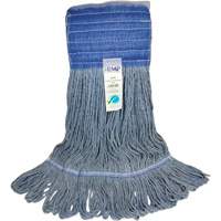 Wide-Band Mop Head, Antimicrobial/Floor Finishing/Specialty, Cotton/Rayon/Synthetic, Loop Style Groupe Belzile Dickner
