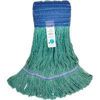 Wide-Band Mop Head, Antimicrobial/Floor Finishing/Specialty, Cotton/Rayon/Synthetic, Loop Style Groupe Belzile Dickner