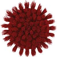 HyDrive Round Drill Brush, Extra Stiff Bristles, 3-1/10" Long, Red Groupe Belzile Dickner