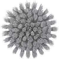 HyDrive Round Drill Brush, Extra Stiff Bristles, 3-1/10" Long, White Groupe Belzile Dickner