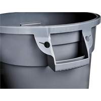 Grey Titan Garbage Container, Plastic, 20 US gal. Groupe Belzile Dickner