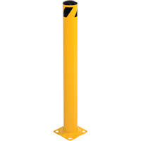 Bollard, Steel, 42" H x 5-1/2" W, Yellow Groupe Belzile Dickner