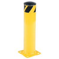 Safety Bollard, Steel, 24" H x 5-1/2" W, Yellow Groupe Belzile Dickner