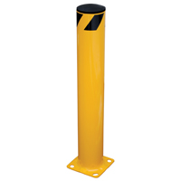Safety Bollard, Steel, 36" H x 5.5" W, Yellow Groupe Belzile Dickner