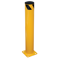 Safety Bollard, Steel, 36" H x 5.5" W, Yellow Groupe Belzile Dickner