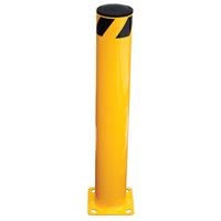 Safety Bollard, Steel, 36" H x 5.5" W, Yellow Groupe Belzile Dickner