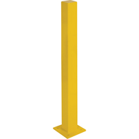 Heavy-Duty Bollards, Steel, 48" H x 4" W, Yellow Groupe Belzile Dickner