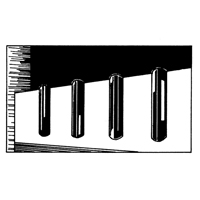 Extruded Rubber Dock Fenders, Rubber, 4-1/2" W x 12" L x 3-3/4" D Groupe Belzile Dickner