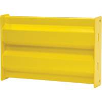 Barri&egrave;re de s&eacute;curit&eacute; de qualit&eacute; industrielle, Acier, 19" lo x 12" h, Jaune s&eacute;curit&eacute; OSHA Groupe Belzile Dickner