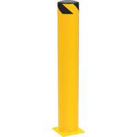 Safety Pipe Bollard, Steel, 42" H x 6-5/8" W, Yellow Groupe Belzile Dickner