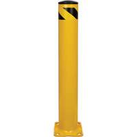 Safety Bollard, Steel, 36" H x 5-1/2" W, Yellow Groupe Belzile Dickner