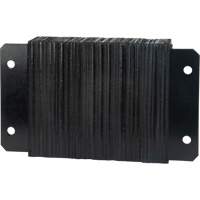 Butoirs de quai lamell&eacute;s, Horizontal, Caoutchouc, 18" la x 4" p x 12" h Groupe Belzile Dickner