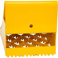 Ice Chocks, Steel, Yellow, 8-1/16" W x 10-5/8" D x 8-13/16" H Groupe Belzile Dickner