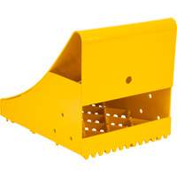 Ice Chocks, Steel, Yellow, 8-1/16" W x 10-5/8" D x 8-13/16" H Groupe Belzile Dickner