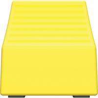 Cale de roue ultra-robuste pour l'exploitation mini&egrave;re Checkers Safety sans support, PEHD, Jaune, 14-1/2" la x 17-1/2" p x 16" h Groupe Belzile Dickner