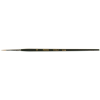 Artist Paint Brush, 1/16" Brush Width, Red Sable, Wood Handle Groupe Belzile Dickner
