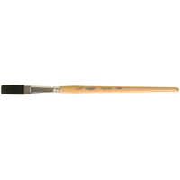 One Stroke Paint Brush, 1/2" Brush Width, Ox Hair, Wood Handle Groupe Belzile Dickner