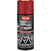 Farm & Implement Spray Paint, International Harvester Red, High-Gloss, 340 g, Aerosol Can Groupe Belzile Dickner