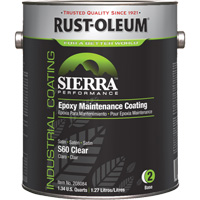 Sierra S60 Water-Based Epoxy Maintenance Coating Part 2 Base, Gallon, Clear Groupe Belzile Dickner