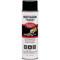 S1600 System Inverted Striping Paint, Black, Aerosol Can Groupe Belzile Dickner
