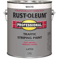 Traffic Striping Paint, White, 3.78 L, Jug Groupe Belzile Dickner