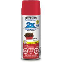 Painter's Touch&reg; Ultra Cover Paint, Apple Red, Satin, Aerosol Can Groupe Belzile Dickner