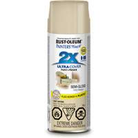Painter's Touch&reg; Ultra Cover Paint, Ivory Bisque White, Semi-Gloss, Aerosol Can Groupe Belzile Dickner