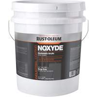Noxyde Elastomeric Acrylic Coating, 5 gal., Pail, Grey Groupe Belzile Dickner