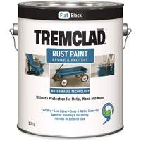 Tremclad&reg; Water-Based Rust Paint, 3.78 L, Gallon, Black Groupe Belzile Dickner