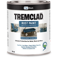 Tremclad&reg; Water-Based Rust Paint, 946 ml, Can, Black Groupe Belzile Dickner