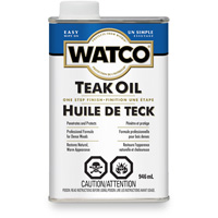 Watco&reg; Teak Oil, 946 ml, Clear, Transparent Groupe Belzile Dickner
