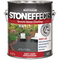 Stoneffects Quartz Stone Coating, 3.78 L, Water-Based, Textured, Grey Groupe Belzile Dickner