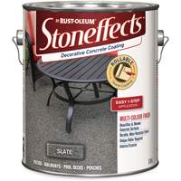 Stoneffects Decorative Concrete Coating, 3.4 L, Solvent-Based, Textured, Grey Groupe Belzile Dickner