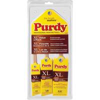 Assortiment de pinceaux XL, Poly/nylon, Manche Bois Groupe Belzile Dickner