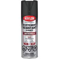 Tough Coat&reg; Advanced Paint with Rust Barrier Technology, Black, Flat, 425 g, Aerosol Can Groupe Belzile Dickner