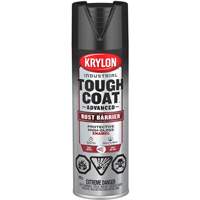 Tough Coat&reg; Advanced Paint with Rust Barrier Technology, Black, High-Gloss, 425 g, Aerosol Can Groupe Belzile Dickner