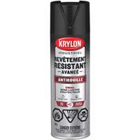 Tough Coat&reg; Advanced Paint with Rust Barrier Technology, Black, Semi-Gloss, 425 g, Aerosol Can Groupe Belzile Dickner