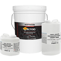 6700 100% Solids Decorative Epoxy, 3 gal., Epoxy-Based, High-Gloss, Grey Groupe Belzile Dickner
