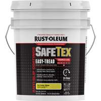 SafeTex&reg; Easy-Tread Acrylic Coating, 4 gal., Water-Based, Flat/Textured, Yellow Groupe Belzile Dickner