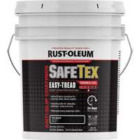 SafeTex&reg; Easy-Tread Acrylic Coating, 4 gal., Water-Based, Flat/Textured, Black Groupe Belzile Dickner