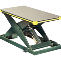 Table &eacute;l&eacute;vatrice hydraulique &agrave; ciseaux Backsaver, Acier, 24" la x 48" lo, Capacit&eacute; 2000 lb Groupe Belzile Dickner