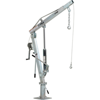 Winch Operated Truck Jib Crane, 500 lbs. (0.25 tons) Capacity, 99" Max. Clearance Groupe Belzile Dickner